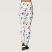 Das eine ist das zwei hoppy Frog Dinge Muster Leggings (Rückseite)