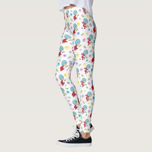 Das eine ist das zwei hoppy Frog Dinge Muster Leggings (Links)