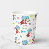 Das eine ist das zwei hoppy Frog Dinge Muster Pappbecher (Rechts)