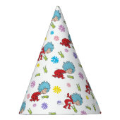 Das eine ist das zwei hoppy Frog Dinge Muster Partyhütchen (Rechts)