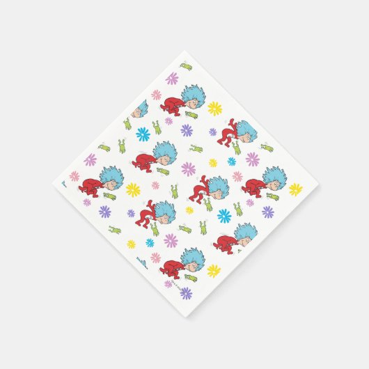 Das eine ist das zwei hoppy Frog Dinge Muster Serviette (Ecke)