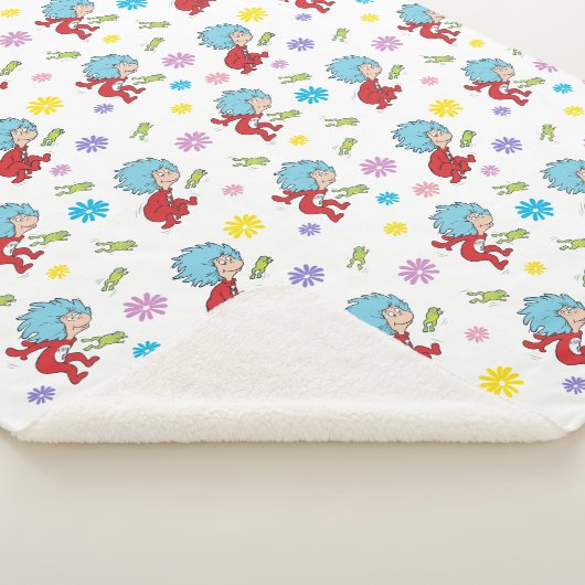 Das eine ist das zwei hoppy Frog Dinge Muster Sherpadecke (3/4)