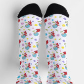 Das eine ist das zwei hoppy Frog Dinge Muster Socken (Oben)