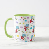 Das eine ist das zwei hoppy Frog Dinge Muster Tasse (Links)
