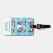 Das eine ist das zwei Schneemanagementmuster Gepäckanhänger (Vorderseite horizontal)