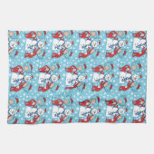 Das eine ist das zwei Schneemanagementmuster Geschirrtuch (Horizontal)