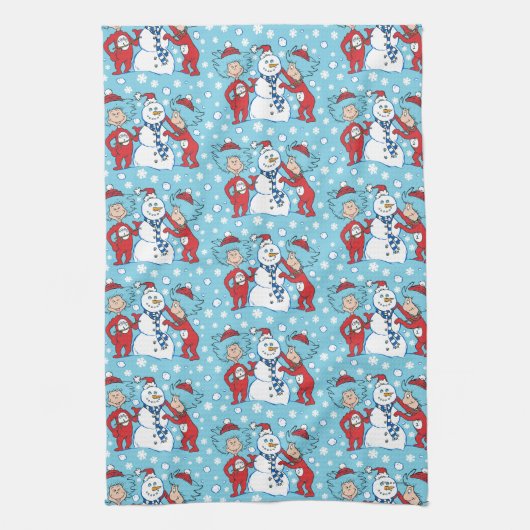 Das eine ist das zwei Schneemanagementmuster Geschirrtuch (Vertikal)