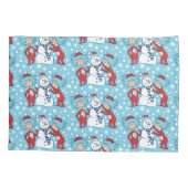 Das eine ist das zwei Schneemanagementmuster Kissenbezug (Rückseite)