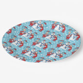 Das eine ist das zwei Schneemanagementmuster Pappteller (Schrägansicht)