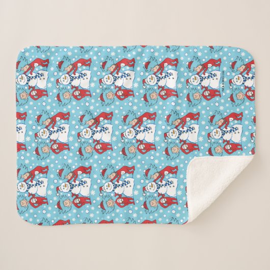 Das eine ist das zwei Schneemanagementmuster Sherpadecke (Vorderseite (Horizontal))