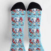 Das eine ist das zwei Schneemanagementmuster Socken (Oben)