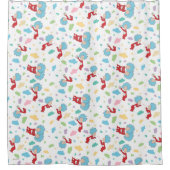 Das eine ist das zwei süße Dingmuster Duschvorhang (Vorderseite)