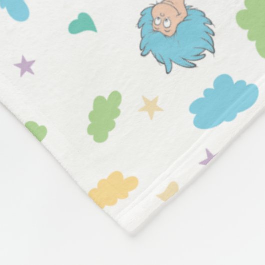 Das eine ist das zwei süße Dingmuster Fleecedecke (Ecke)