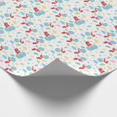 Das eine ist das zwei süße Dingmuster Geschenkpapier (Ecke)