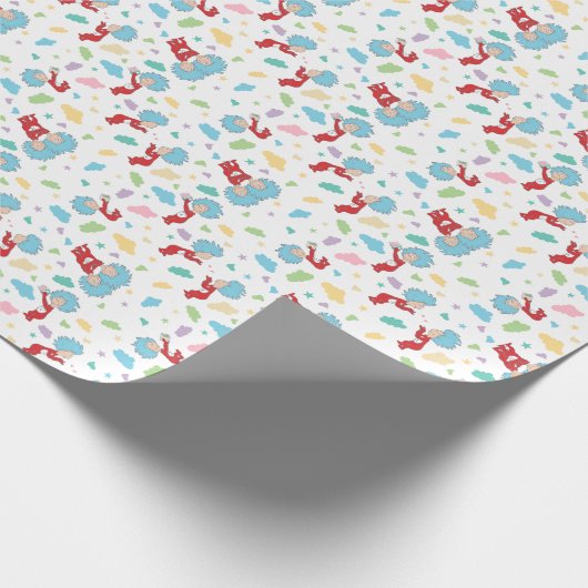 Das eine ist das zwei süße Dingmuster Geschenkpapier (Ecke)