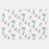 Das eine ist das zwei süße Dingmuster Geschenkpapier Set (Vorderseite)