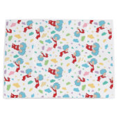 Das eine ist das zwei süße Dingmuster Große Geschenktüte (Vorderseite)