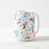 Das eine ist das zwei süße Dingmuster Kaffeetasse (VorderseiteRechts)