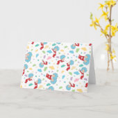 Das eine ist das zwei süße Dingmuster Karte (Gelbe Blume)