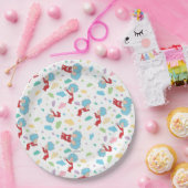 Das eine ist das zwei süße Dingmuster Pappteller (Party)