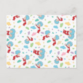 Das eine ist das zwei süße Dingmuster Postkarte (Vorderseite)