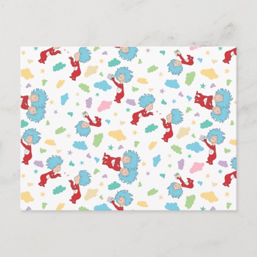 Das eine ist das zwei süße Dingmuster Postkarte (Vorderseite)