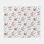 Das eine ist das zweite Celebration-Muster Fleecedecke (Vorderseite (Horizontal))