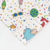 Das eine ist das zweite Celebration-Muster Fleecedecke (Ecke)