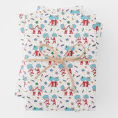 Das eine ist das zweite Celebration-Muster Geschenkpapier Set (Beispiel)