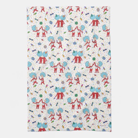 Das eine ist das zweite Celebration-Muster Geschirrtuch (Vertikal)