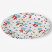 Das eine ist das zweite Celebration-Muster Pappteller (Schrägansicht)