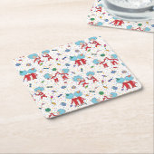 Das eine ist das zweite Celebration-Muster Rechteckiger Pappuntersetzer (angewinkelt)