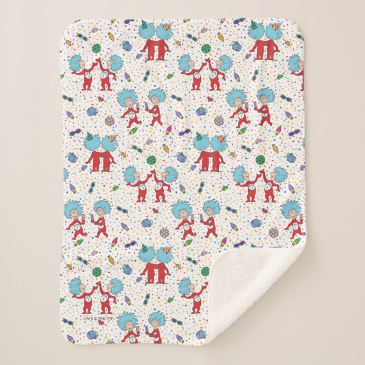 Das eine ist das zweite Celebration-Muster Sherpadecke (Vorderseite)