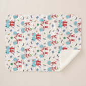 Das eine ist das zweite Celebration-Muster Sherpadecke (Vorderseite (Horizontal))