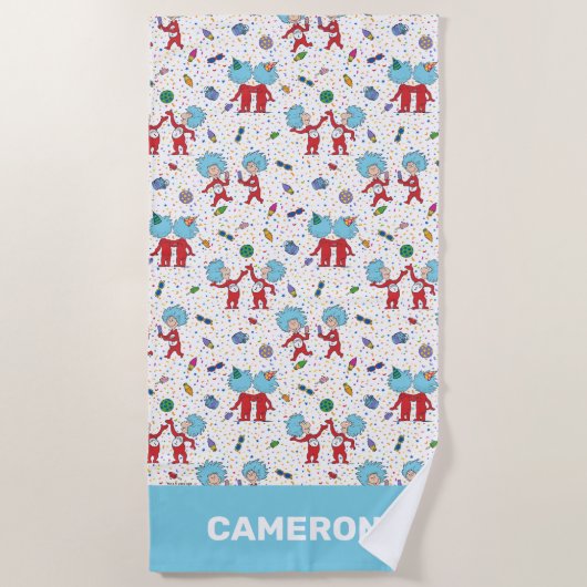 Das eine ist das zweite Celebration-Muster Strandtuch (Vorderseite)