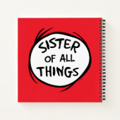 Das eine ist das Zweite - die Schwester aller Ding Notizblock (Rückseite)