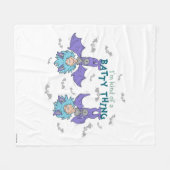 Das eine ist eine Art Batty-Sache Fleecedecke (Vorderseite (Horizontal))