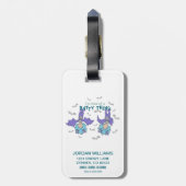 Das eine ist eine Art Batty-Sache Gepäckanhänger (Rückseite vertikal)