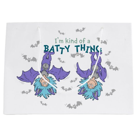 Das eine ist eine Art Batty-Sache Große Geschenktüte (Vorderseite)