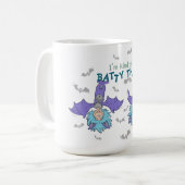 Das eine ist eine Art Batty-Sache Kaffeetasse (Vorderseite Links)
