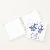 Das eine ist eine Art Batty-Sache Notizblock (Innenseite)