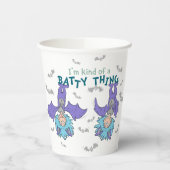 Das eine ist eine Art Batty-Sache Pappbecher (Links)