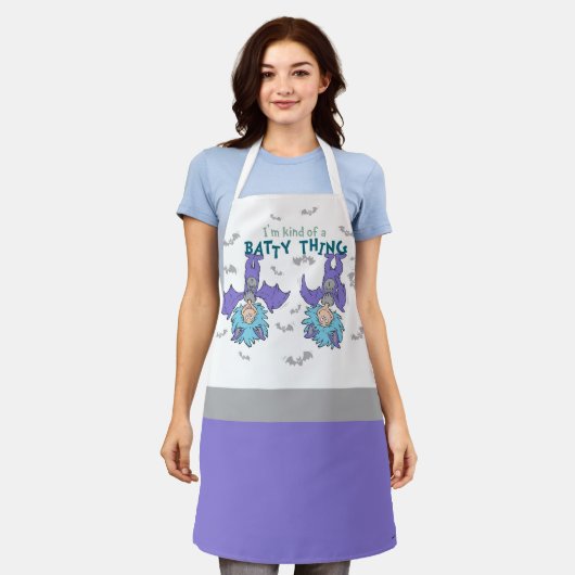 Das eine ist eine Art Batty-Sache Schürze (Getragen)