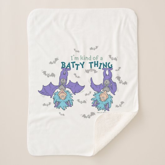 Das eine ist eine Art Batty-Sache Sherpadecke (Vorderseite)