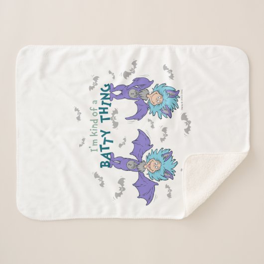 Das eine ist eine Art Batty-Sache Sherpadecke (Vorderseite (Horizontal))