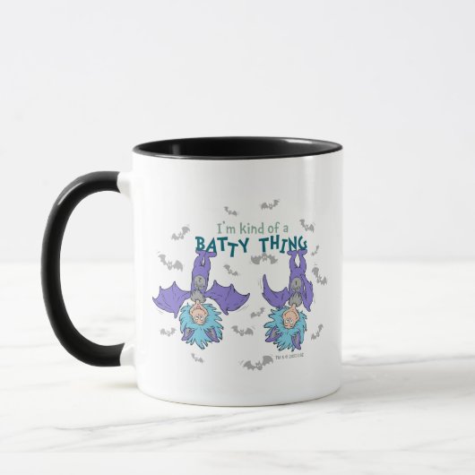 Das eine ist eine Art Batty-Sache Tasse (Links)