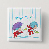 Das eine ist zwei glückliche Dinge Button (Vorderseite)