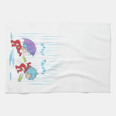 Das eine ist zwei glückliche Dinge Geschirrtuch (Horizontal)