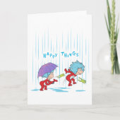 Das eine ist zwei glückliche Dinge Karte (Vorderseite)