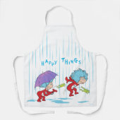 Das eine ist zwei glückliche Dinge Schürze (Vorderseite)
